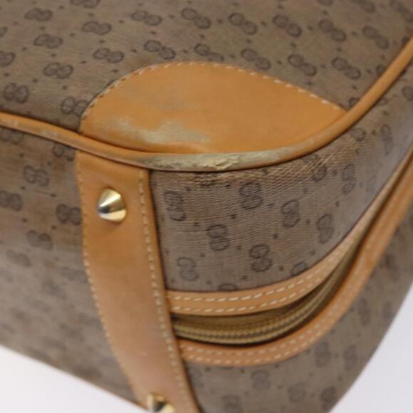 GUCCI Micro GG Supreme Hand Bag Pvc Beige Gold 000 104 000 104 - Picture 12 of 16